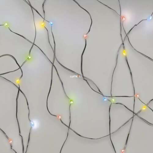 Emos 20 LED multicolor fairy lights, 1.9m long, battery operated