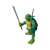 Leonardo Teenage Mutant Ninja Turtles action figure, 7 cm tall, blue mask, holding two swords, side view