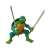 Leonardo Teenage Mutant Ninja Turtles action figure, 7 cm tall, blue mask, holding two swords, front view