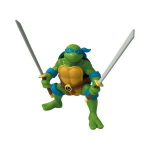 Figurka akcji Leonardo Teenage Mutant Ninja Turtles, 7 cm wysokości, niebieska maska, trzymająca dwa miecze - Comansi