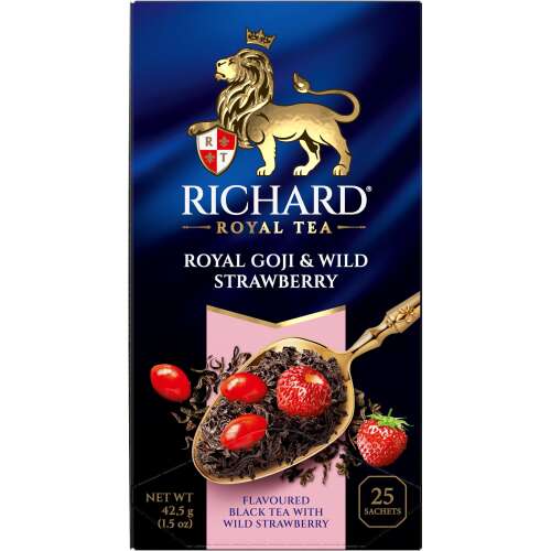 Richard Royal Goji & Vadszamóca Fekete Tea - 25 filteres