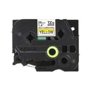 Brother TZE-SL661 címkéző szalag Sárgán fekete