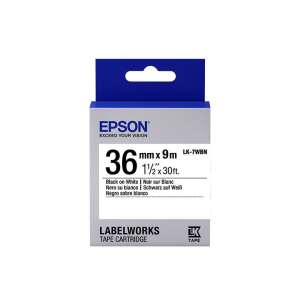 Epson LK-7WBN Címkeszalag - Fehér/Fekete - 36mm x 9m