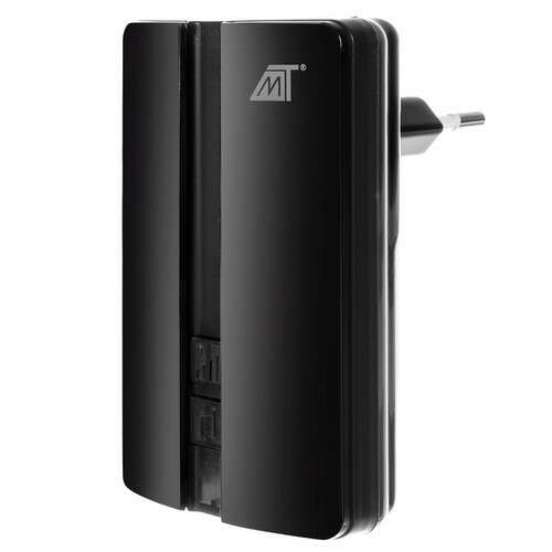 Malatec vezeték nélküli csengő, fekete, dugós vevőegység, hangerőszabályzó, 51 dallam