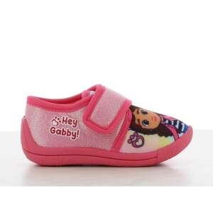 Różowe kapcie dla dzieci Hey Gabbby! z obrazkiem Gabby z boku - Buty dla dzieci