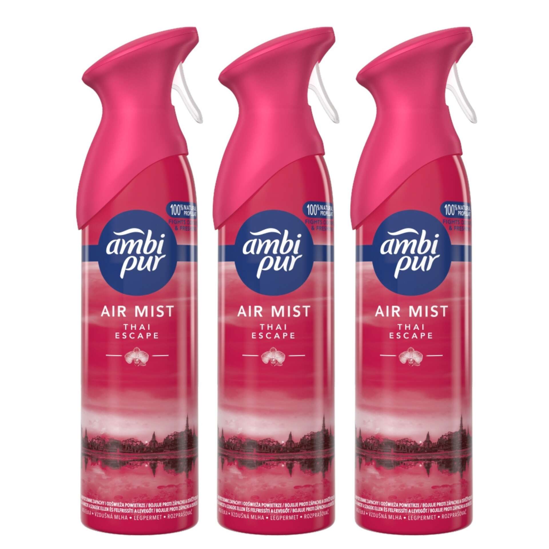 Ambi Pur Thai Escape Légfrissítő Spray - 3x185ml