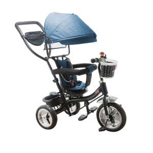 Tricikli – 360°-ban Elforgatható, Szülőkormánnyal, Kék 48661464 Triciklik - Megfordítható ülés