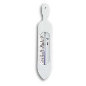 Weißes Badethermometer, misst von -5 bis +50 Grad Celsius - Babys & Toddler