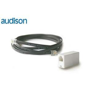 Audison ECK DRC hosszabbító kábel, 2 méter hosszú, RJ-11 csatlakozóval - Hangszóró kábel