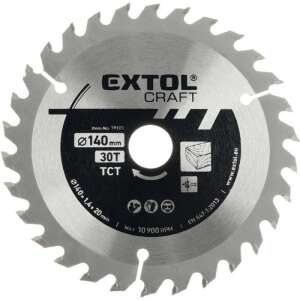 EXTOL CRAFT Kreissägeblatt, Hartmetall, 210×30mm (Bohrung), T60; 2,7 mm Schnittbreite, max. 7.200 U/min 106979613 - Extol