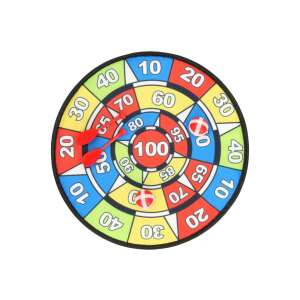 Tépőzáras darts játék, 36cm, nyilakkal és golyókkal - Darts