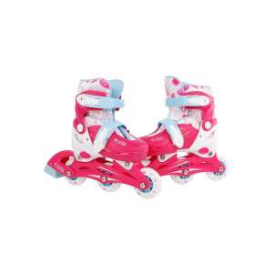 Street Rider Pro Rollschuhe für Kinder, rosa, verstellbare Größe 26-29 - Rollschuhlaufen
