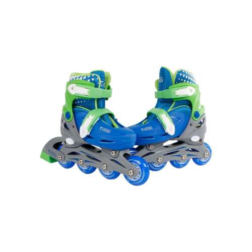 Street Rider Pro Inline-Skates, blau und grün, größenverstellbar 26-29