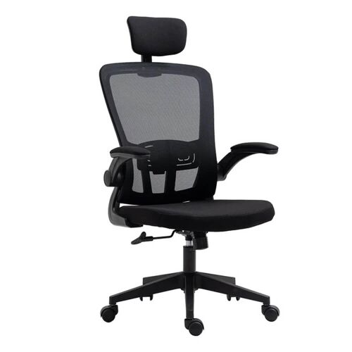 Timeless Tools Ergonomic Black Mesh Office Chair - Front View