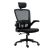 Timeless Tools Ergonomic Office Chair with Lumbar Support and Headrest, Black 131704265