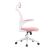 Side view of Timeless Tools pink ergonomic office chair