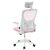 Timeless Tools Ergonomic Office Chair with Lumbar Support, Headrest, Pink 131704065