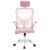 Timeless Tools Ergonomic Office Chair with Lumbar Support, Headrest, Pink 131704065