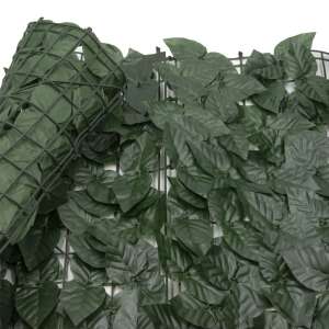 Kerítésdekoráció és Belátásgátló mű levelekkel 100x290cm #zöld 44199384 Kerti bútorok