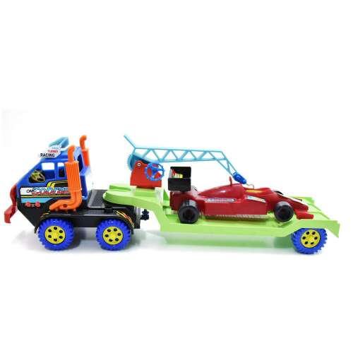 Óriás tréler gyerekeknek - autószállító daruskocsi / 50 cm 71387791
