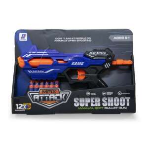 Super Shoot játékfegyver - 12 db szivacstöltény / 8+ (9003A-2) 71384163 Játékpuskák, töltények