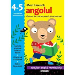 Most tanulok... angolul (4-5 éveseknek) 45493262 Gyermek nyelvkönyv