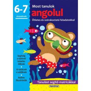 Most tanulok... angolul (6-7 éveseknek) 45504957 Gyermek nyelvkönyv