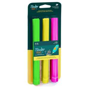 3Doodler Start Eco Műanyag Utántöltő Csomag - Zöld, Rózsaszín, Sárga - 3Doodler