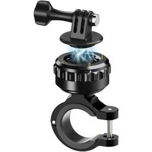 SUREWO suport magnetic pentru ghidon pentru camere GoPro și DJI, din aluminiu, compatibil cu GoPro 13, 12, 11, 10, DJI Osmo Action 5 Pro, Action 4 - Accesorii pentru camere de acțiune