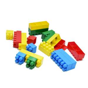 98 piece colorful plastic building blocks set for kids, great for creative play and developing fine motor skills - Creative & Building Toy