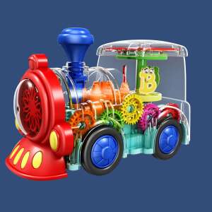 Átlátszó játék Mozdony kicsiknek fény- és hanghatásokkal, Piros 71367469 Interaktív gyerek játékok