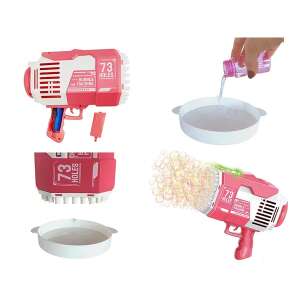 Colaj pistol cu bule BuborékRakéta cu 73 de găuri - Bule de sapun