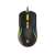Tracer GAMEZONE HORNET87 USB wired optical gaming mouse, black with yellow accents and rainbow RGB lighting