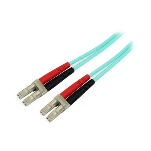 StarTech.com 450FBLCLC3 3m LC Türkizkék InfiniBand és száloptikai kábel - Startech