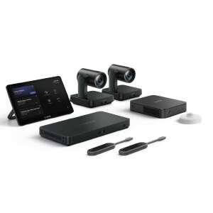 Yealink MVC940 videokonferencia rendszer, két kamerával, vezérlőpanellel, hangszóróval és távirányítókkal - Konferencia hangszóró