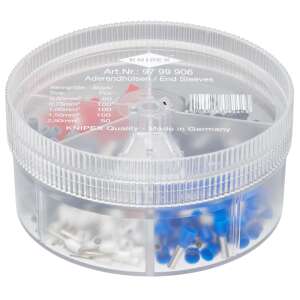 Knipex 97 99 906 érvéghüvely szett, 250 darab, színkódolt, DIN 46228 - Knipex