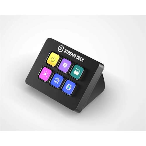 Elgato Stream Deck Mini, egy kis billentyűzet testreszabható gombokkal streaminghez és játékhoz