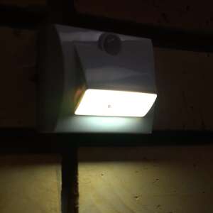 Kültéri fali LED lámpa, hidegfehér, elemmel (Gizmo Stair Sense) 43332205 