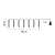 LED icicle lights, 10 icicles, 3.6 meters long, cool white, for indoor and outdoor use, dimensions