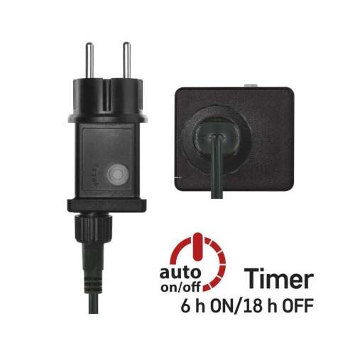 EMOS LED Christmas lights timer and power adapter