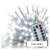 Karácsonyi kültéri hidegfehér 300db-os LED jégcsap fényfüggöny távirányítóval, 5mx0,7m+5m, időzítővel, 8 üzemmóddal 43381714}