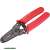 Extol Premium wire stripper pliers, red handle