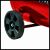 Wheel detail of Einhell TC-AC 190/50/8 portable air compressor