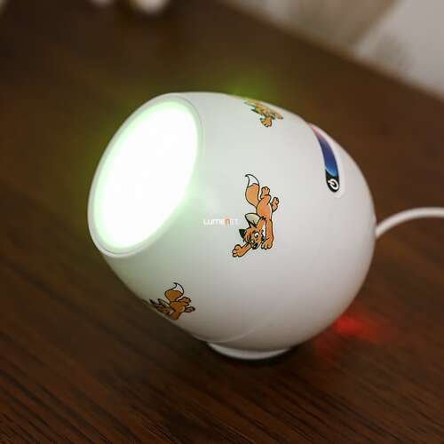 Vuk RGB LED cu LED-uri pentru copii, accesoriu Cablu USB reîncărcabil 75x85 mm 43449524