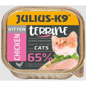 Julius-K9 Cat Terrine Kitten Chicken nedveseledel (16 x 100 g) 1600 g 42482633 