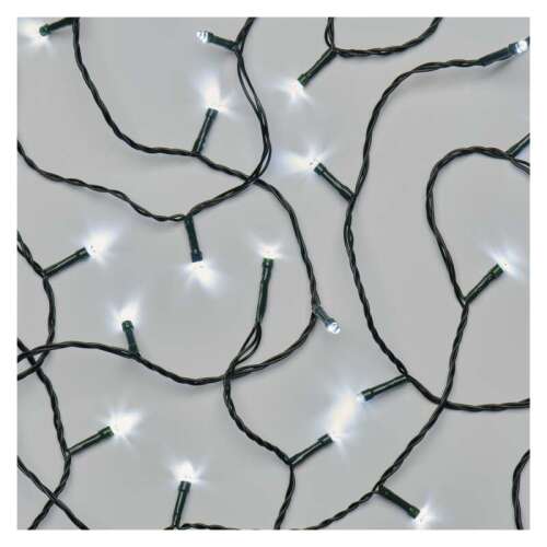 Emos 8 meter cool white LED fairy lights, 80 LEDs