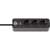 Brennenstuhl 1153230000 3-outlet power strip with switch, black, 1.5m cable