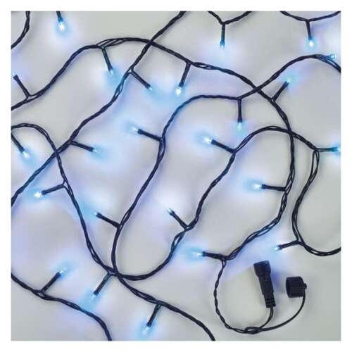 Emos Standard Connect System 100 LED blue string lights, 10 meters, hanging