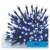 EMOS Standard Connect System 100 LED blue Christmas lights, close-up