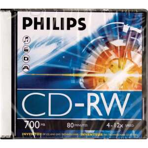 Philips CD-RW80 12x újraírható CD lemez 56119115 